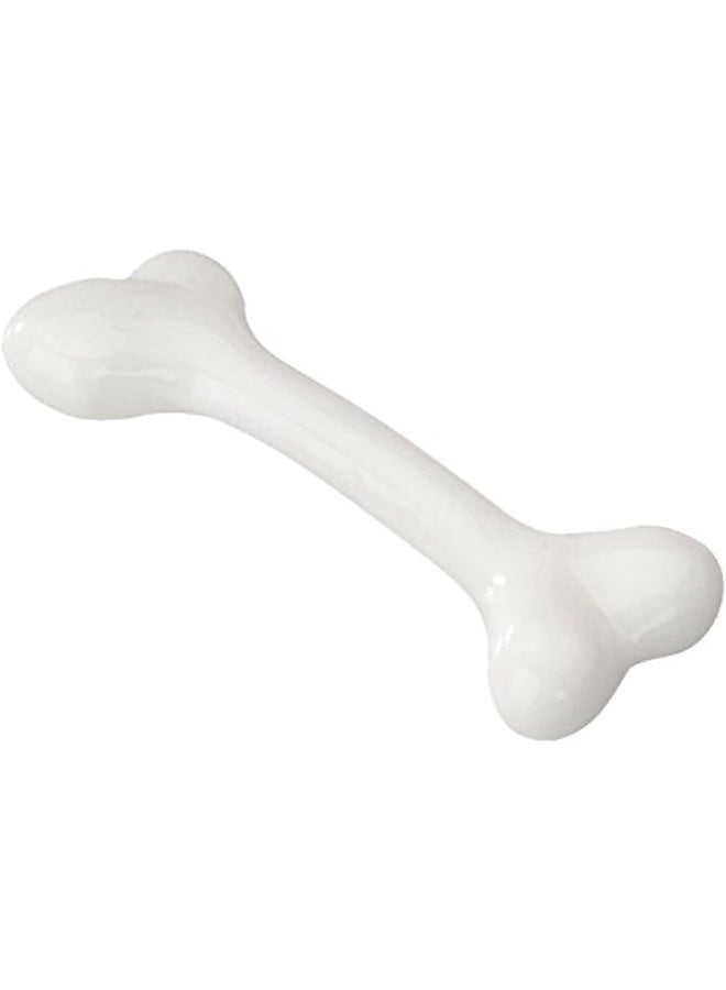 EBI Rubber Bone with Vanilla Flavour Dog Toy - White Large