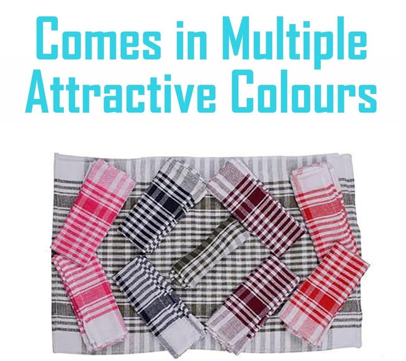 VLS Store Kitchen Cleaning Cotton Tableware Cloth Napkin (Pack of 4) - Image 3