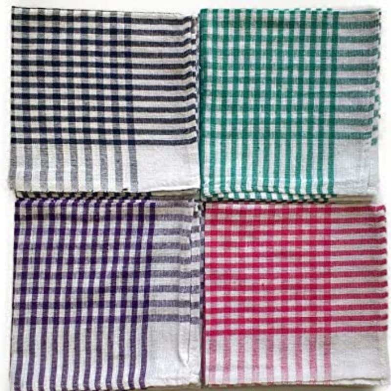 VLS Store Kitchen Cleaning Cotton Tableware Cloth Napkin (Pack of 4) - Image 1