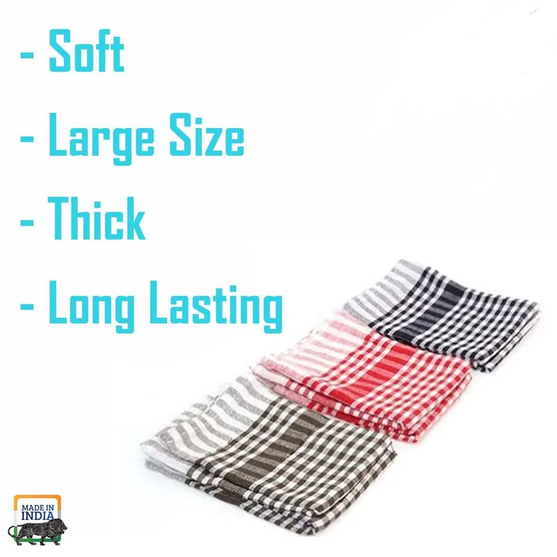 VLS Store Kitchen Cleaning Cotton Tableware Cloth Napkin (Pack of 4) - Image 4