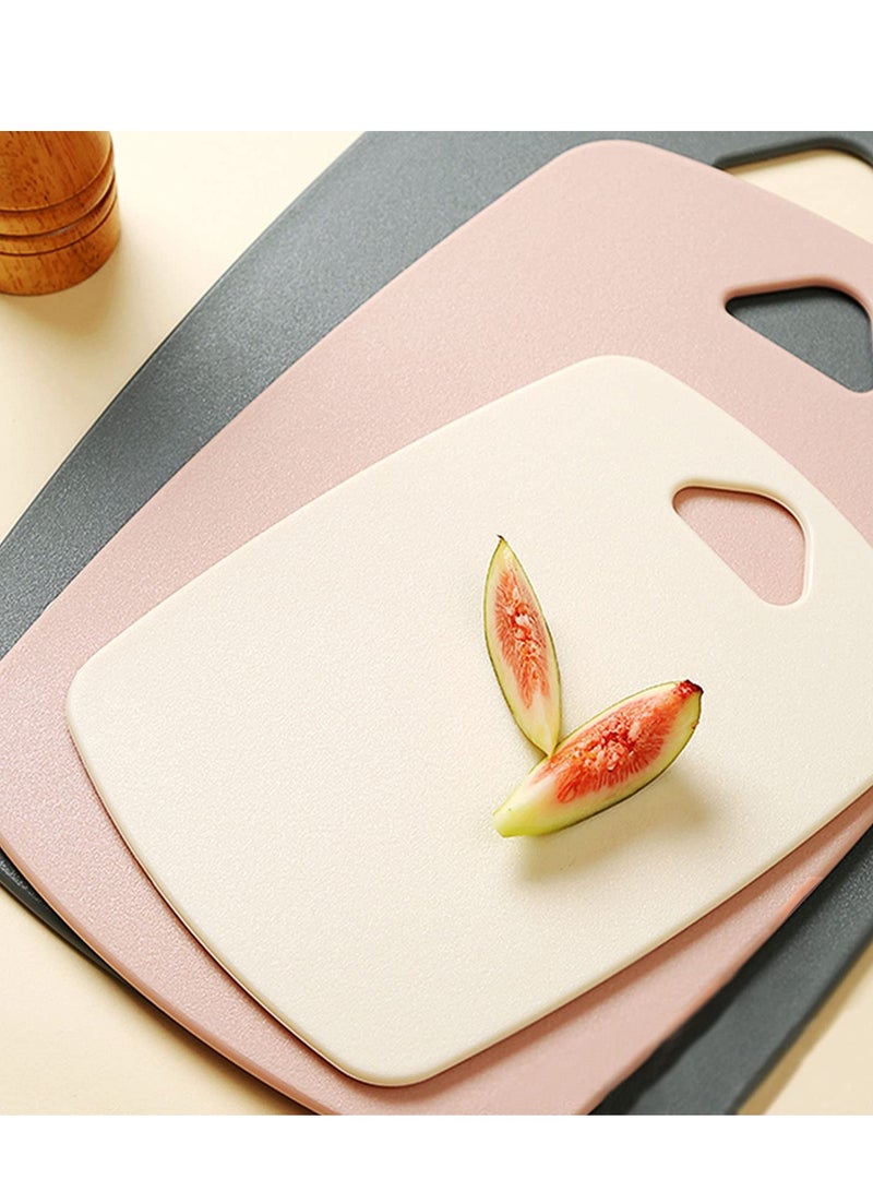 KASTWAVE Kitchen Cutting Boards, Plastic Cutting Boards Set of 3 Non-Slip Backs and Dishwasher Safe, BPA Free Safe Cutting Boards, Easy to Clean Suitable for Meat, Vegetables, Fruits, Many Sizes - Image 2