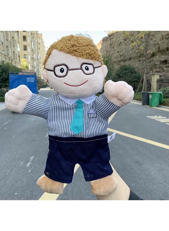 Bluejw Cross-border New Plush Toy Figure Doll Baby Muppet Gloves Mom And Dad Home Storytelling Wholesale - Image 3