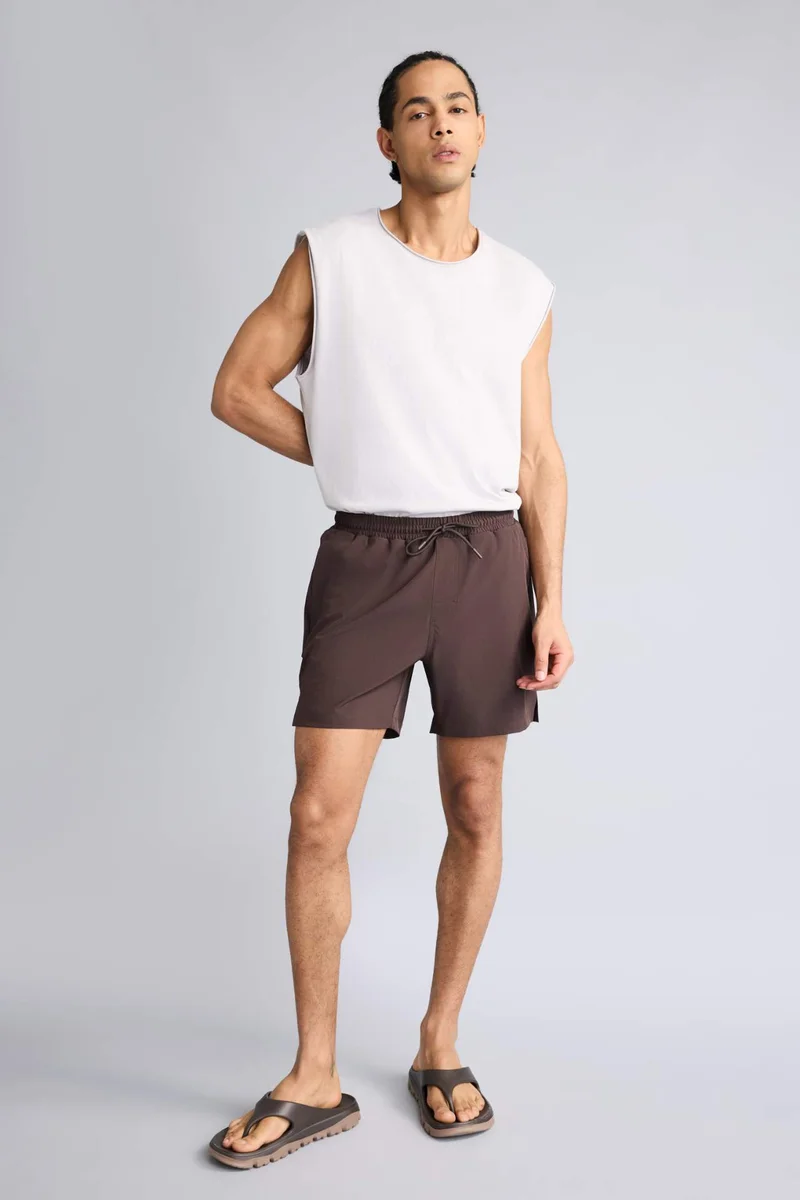 Printed Short Swim Shorts
