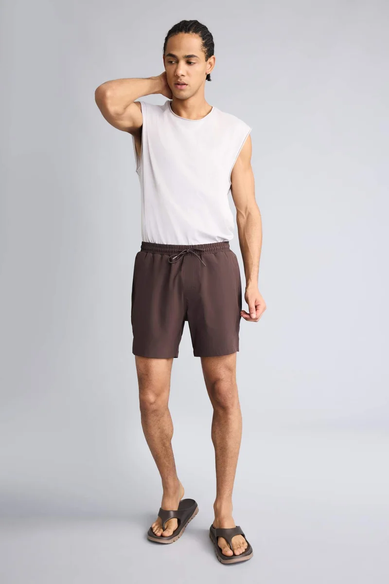 Defacto  Printed Short Swim Shorts for Men | Best Price UAE