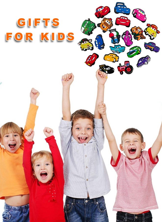 جيبيتز 20 قطعة من زينة أحذية كروكس من جيبيتز، سلسلة عصرية من زينة الأحذية ذات الفتحة، للأحذية والأساور وهدايا الحفلات، تناسب الأطفال والأولاد والبنات والرجال والنساء - Image 4