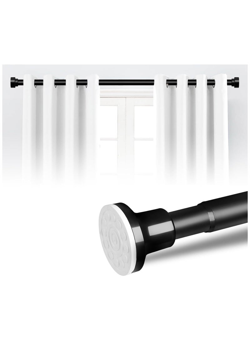 INSIJAM Tension Shower Curtain Rod Adjustable Window Curtain Rod Heavy Duty Closet Tension Rod Adjustable Hanging Clothes Organizer for Bathroom Wardrobe Balcony Closet Rods No Drilling Room Divider Rack - Image 1