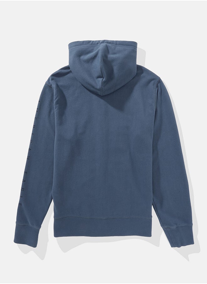 American Eagle 24/7 Graphic Drawstring Pullover Hoodie  - Image 3