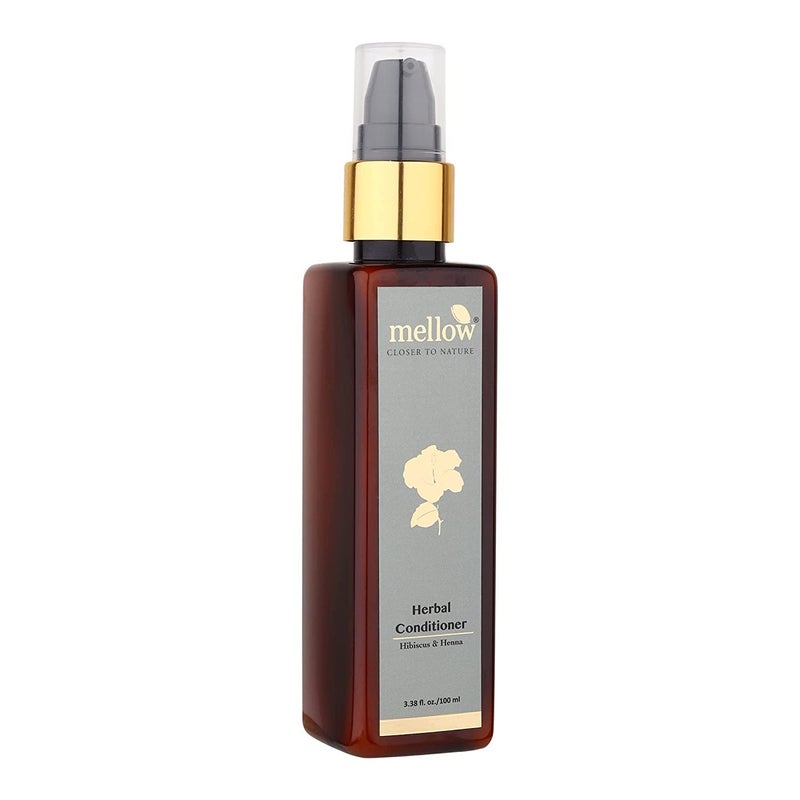 Mellow Bhringraj Shampoo and Hibiscus Conditioner 100ml each for strong smooth shiny hair helps in reducing hair fall For all hair types No Toxic Chemicals - Image 3