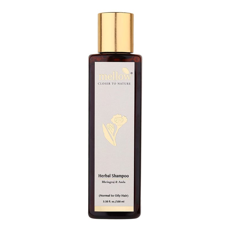 Mellow Bhringraj Shampoo and Hibiscus Conditioner 100ml each for strong smooth shiny hair helps in reducing hair fall For all hair types No Toxic Chemicals - Image 5