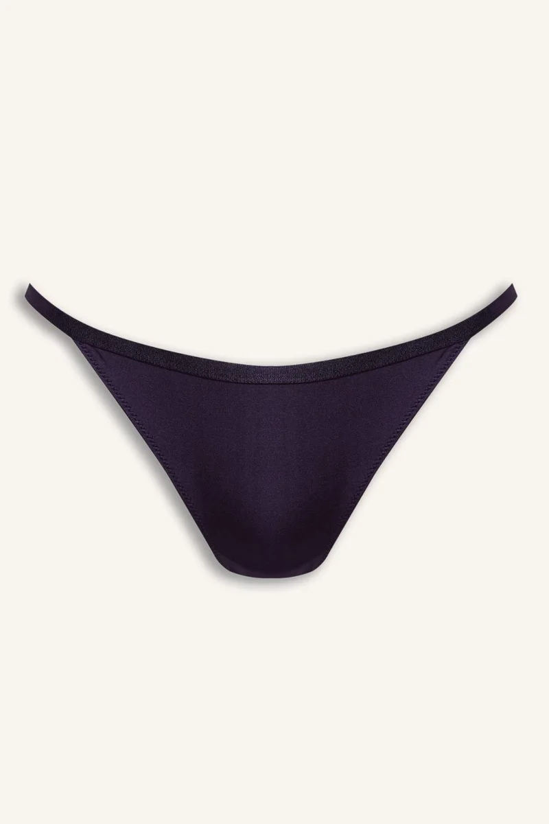 ديفاكتو Lace Detail Satin Brazilian Panty