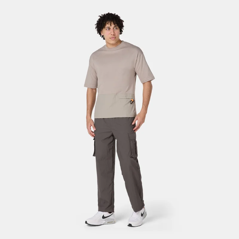 Sun and Sand Sports Beige Men's Hybrid T-Shirt for Men | Best Price UAE