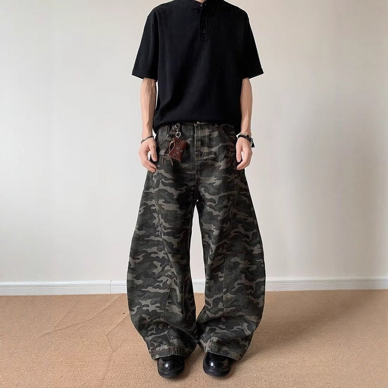 Unisex Classic Denim Jeans Loose Fit Daily Outdoor Wear - Image 5