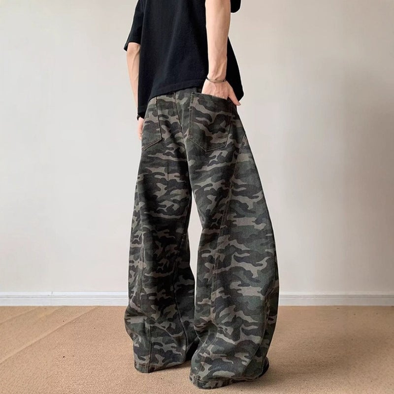 Unisex Classic Denim Jeans Loose Fit Daily Outdoor Wear - Image 4