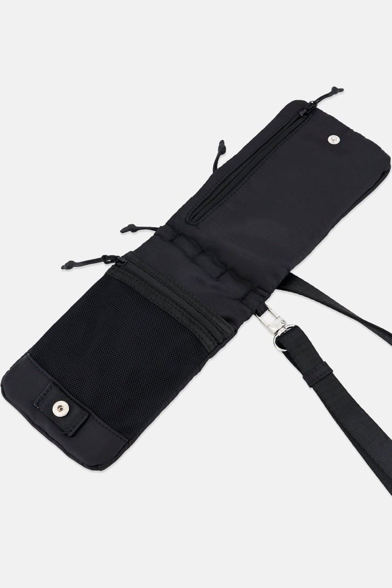 CERRUTI 1881 Men Brand Logo Mini Cross Body Bag, Black  - Image 3