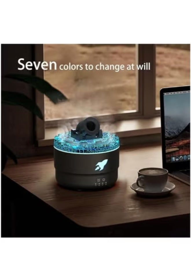 TIGER Cannon Blast Aroma Humidifier (A) – Silent Ultrasonic Cool Mist Diffuser with Soft Ambient Light – 2-in-1 Essential Oil Diffuser & Air Humidifier in Cannon Turret Design – Auto Shut-Off Safety, Stylish Yellow Cane Look – Ideal for Bedroom, Office & Car Use  - Image 4