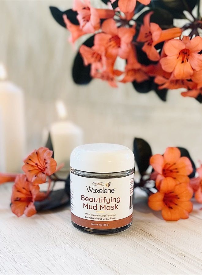 Waxelene Beautifying Mud Mask, With Vitamin A - Image 2