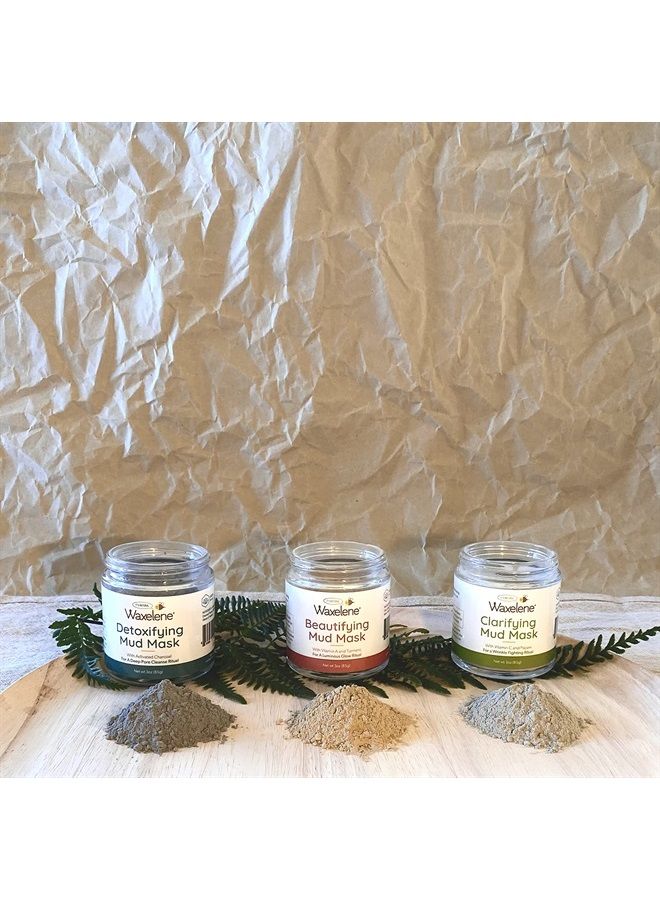 Waxelene Beautifying Mud Mask, With Vitamin A - Image 3