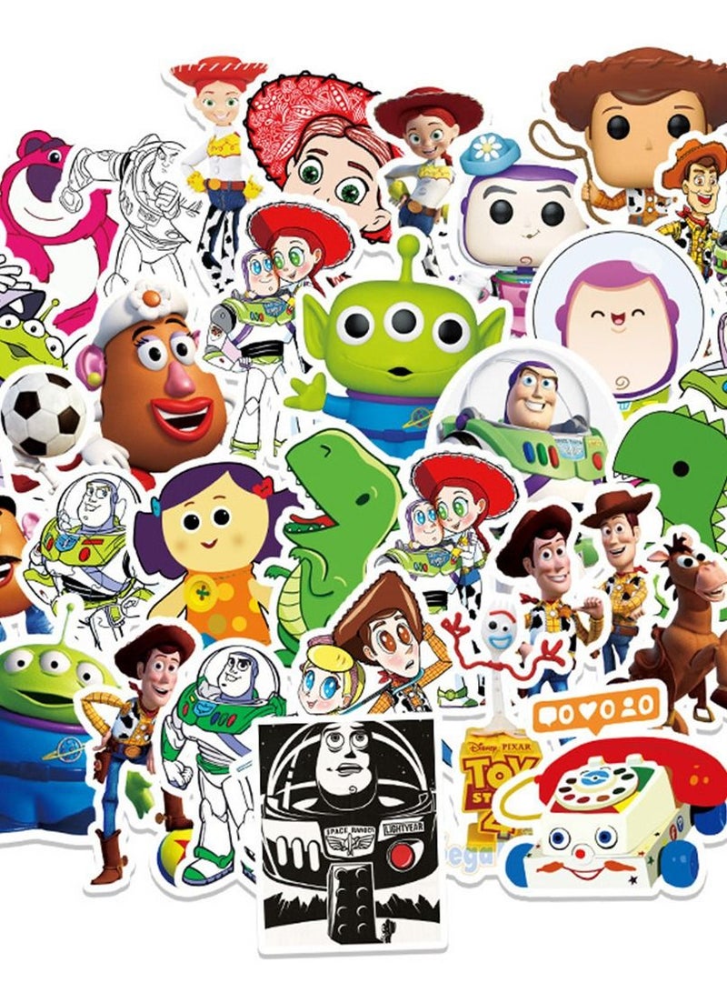 general 50-Piece Toy Story Cute Vinyl Waterproof Sticker - Image 1