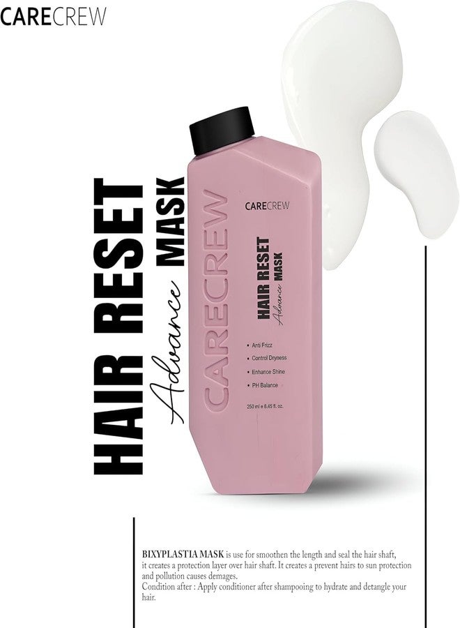 Nexify india Care Crew Professional Hair Treatment Set, 1000ml Bixyplasia Treatment, 250ml Shampoo and Mask, Pink - Image 3