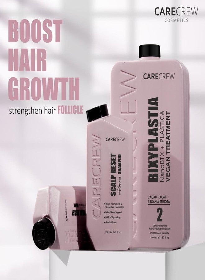 Nexify india Care Crew Professional Hair Treatment Set, 1000ml Bixyplasia Treatment, 250ml Shampoo and Mask, Pink - Image 2
