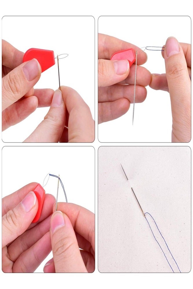 BELLSBERRY 68Pcs Compact Sewing Kit for Beginners – Mini Needle & Thread Set with Carrying Case for Travel & Emergency Repairs - Image 3