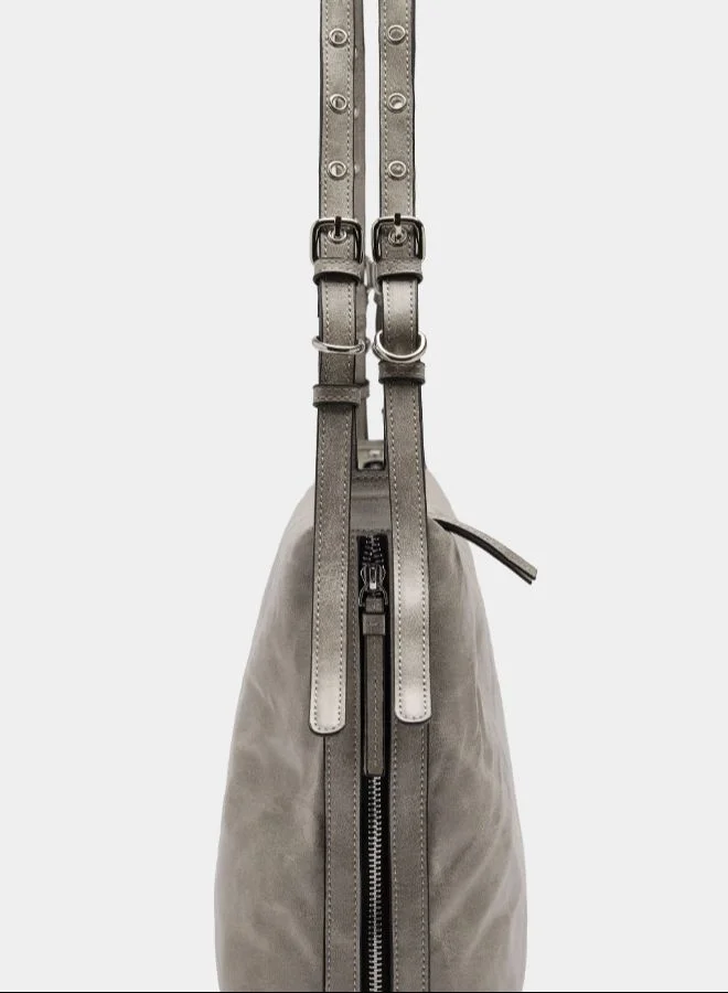 بارفوا حقيبة كتف مع ترصيع