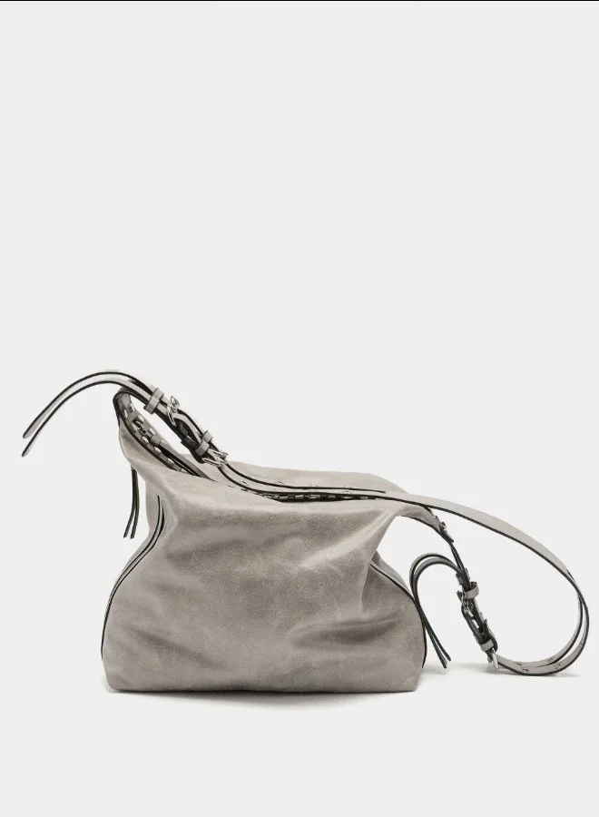 بارفوا حقيبة كتف مع ترصيع