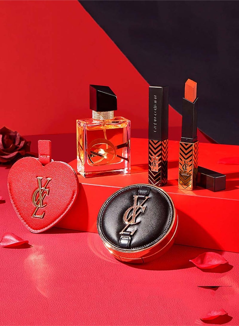 Pink Demon طقم هدايا عطر للنساء، 5 قطع طقم عطور هدايا العطلات لها، طقم أحمر شفاه وكريم بي بي، عطر زهور منعش طويل الأمد، طقم عطور للسيدات للمواعدة، عيد الميلاد، هدية لصديقة، أو دو بارفان للنساء - Image 2