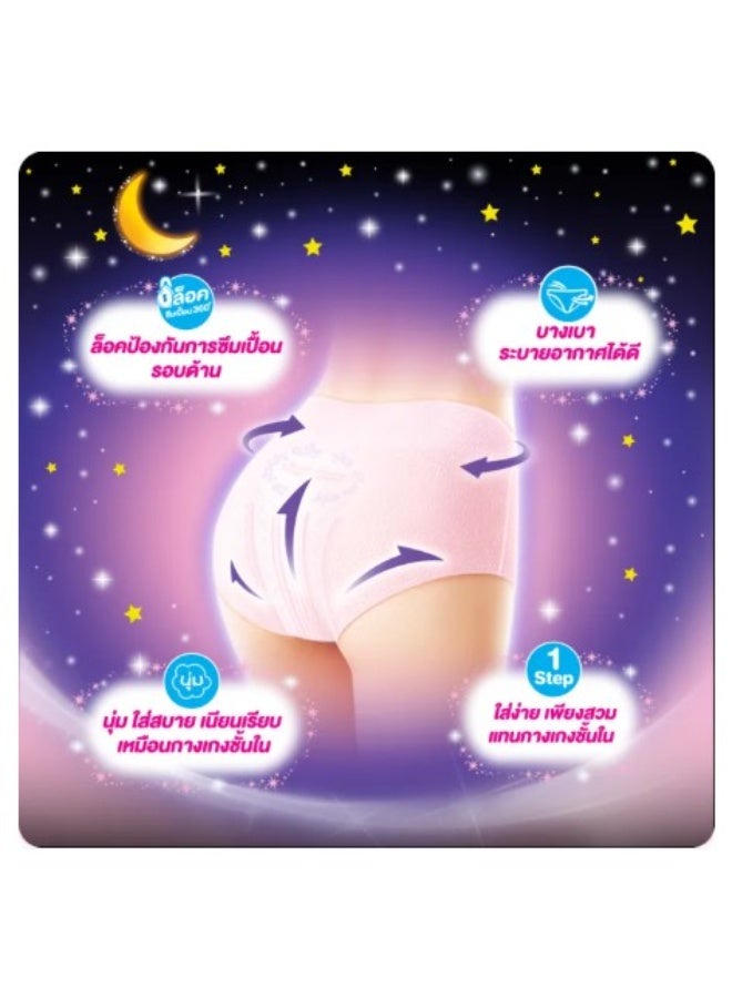 Sofy Sleep Tight Night Pants Sanitary Napkins L (2pcs Pack) – 360° Leak Protection, Comfortable Pant Style Overnight Period Care - Image 3
