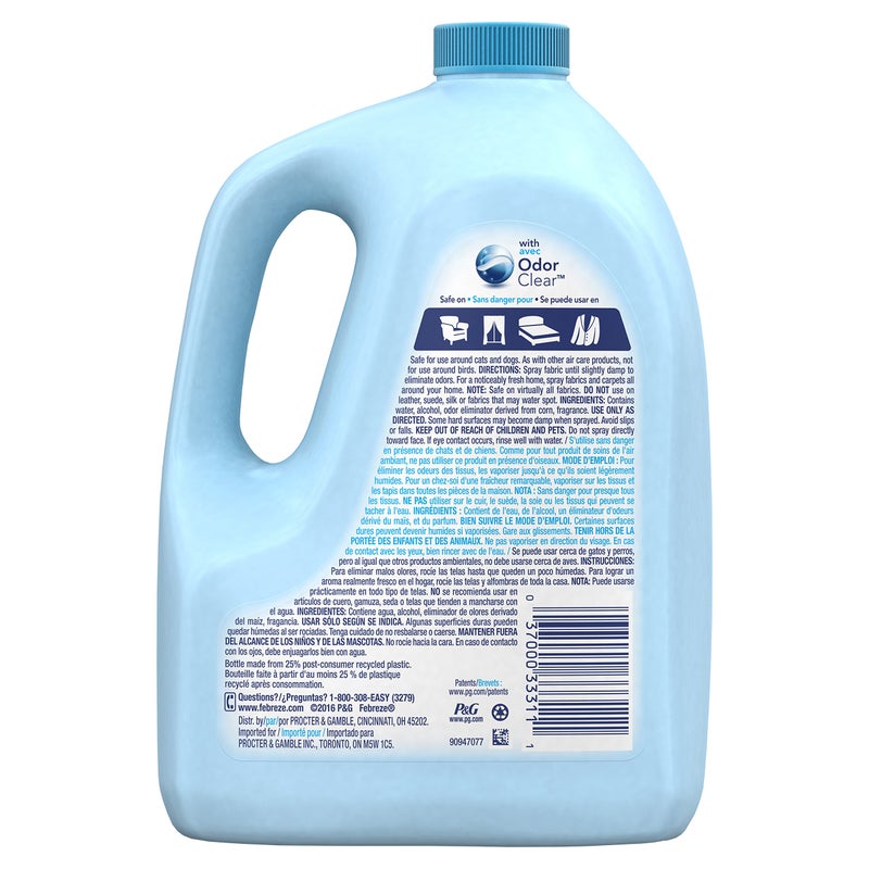 Febreze Air Freshener, Extra Strength Fabric Refresher Refill Air Freshener, Original Scent, 67.6oz - Image 2