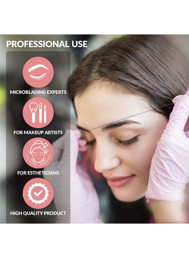 Stylia Microblading Supplies Pre-Inked Eyebrow Mapping String – 60 Meters - Ultra-Thin, Mess-Free Thread, Create a Crisp, Spot-on Brow Map Every Time – Hypoallergenic, Cosmetic Grade For Permanent Makeup - Image 3