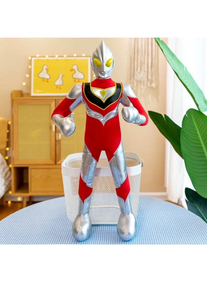 Ultraman Doll Rag Doll Anime Plush Doll Large Rag Doll For Boys Birthday Gift-Color:Gaia Red-Height:70cm - Image 1