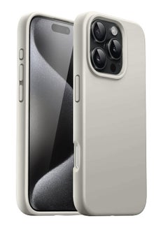 Mida iPhone 16 Pro Silicone Case Cover, full body protection case with a soft silky feel, shockproof cover with microfiber lining  - Image 1