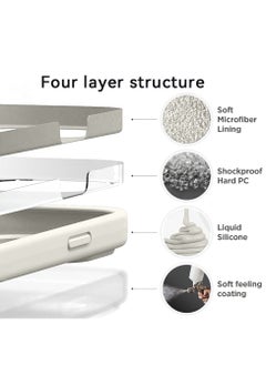 Mida iPhone 16 Pro Silicone Case Cover, full body protection case with a soft silky feel, shockproof cover with microfiber lining  - Image 4