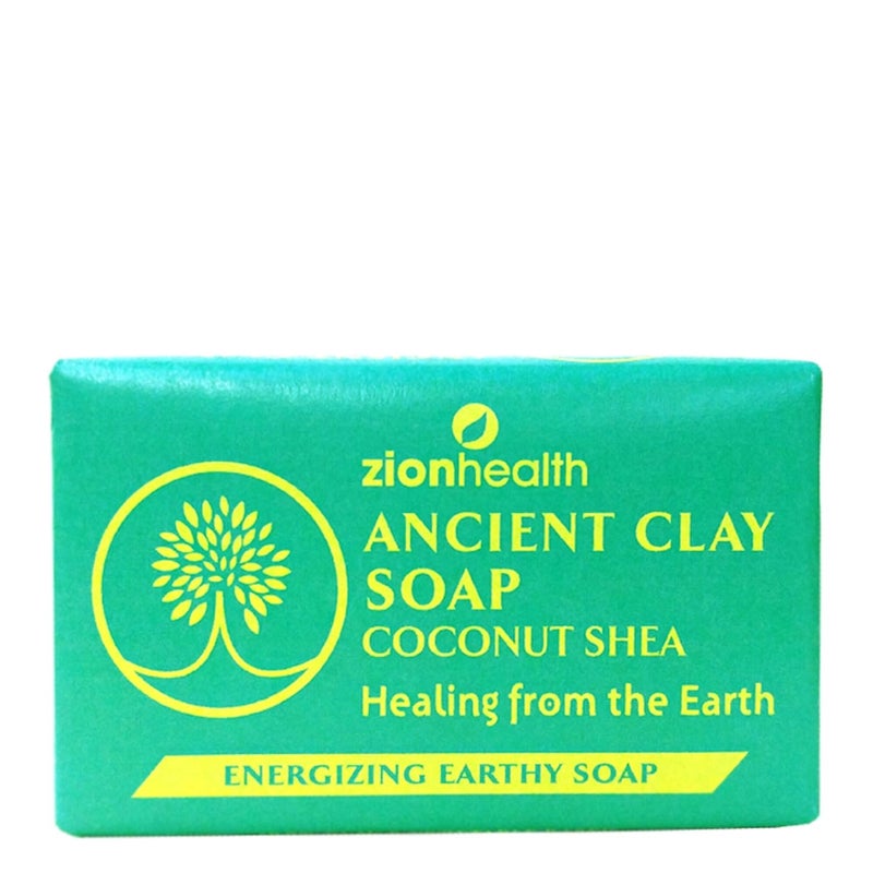Adama Minerals Zion Health Coconut Shea Ancient Clay Natural Soap Bar 6 Oz