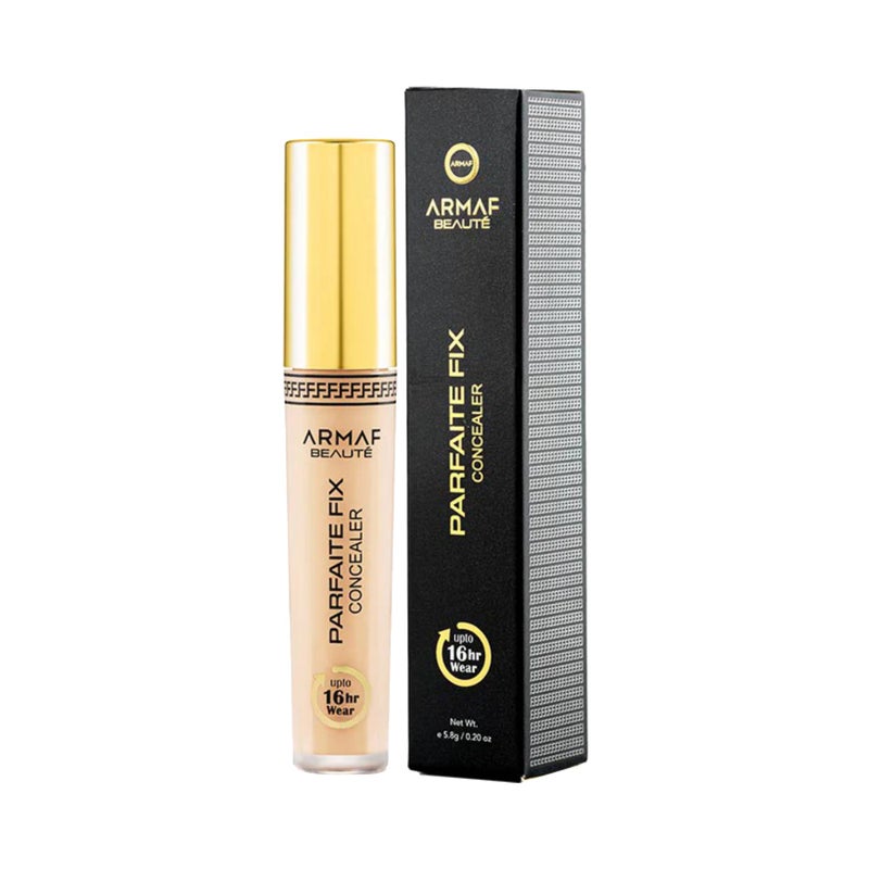 Armaf Beaute Face Make Up 16 Hours Parfaite Fix Concealer 5.8g Fair Colour, Vegan Liquid Formula, Buildable Coverage, Soft Matte Finish, Covers Blemishes & Dark Circles, For All Skin Types - Image 2