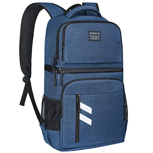 FORICH Backpack Cooler Leakproof Insulated Waterproof Backpack Cooler Bag, Lightweight Soft Beach Cooler Backpack for Men Women to Work Lunch Picnics Camping Hiking, 30 Cans - Image 1