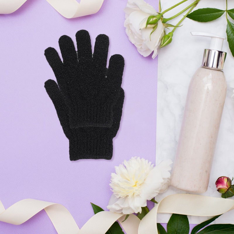 10Pcs Exfoliating Shower Gloves Body Washing Gloves Five-fingers Shower Gloves - Image 5
