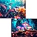 Edsjegn 2 Pack 1000 Piece Puzzle for Adults Jigsaw Puzzles 1000 Pieces 2000 Piece Puzzles for Adults Hummingbird Mushroom Jigsaw Puzzles White Elephant Gifts - Image 2