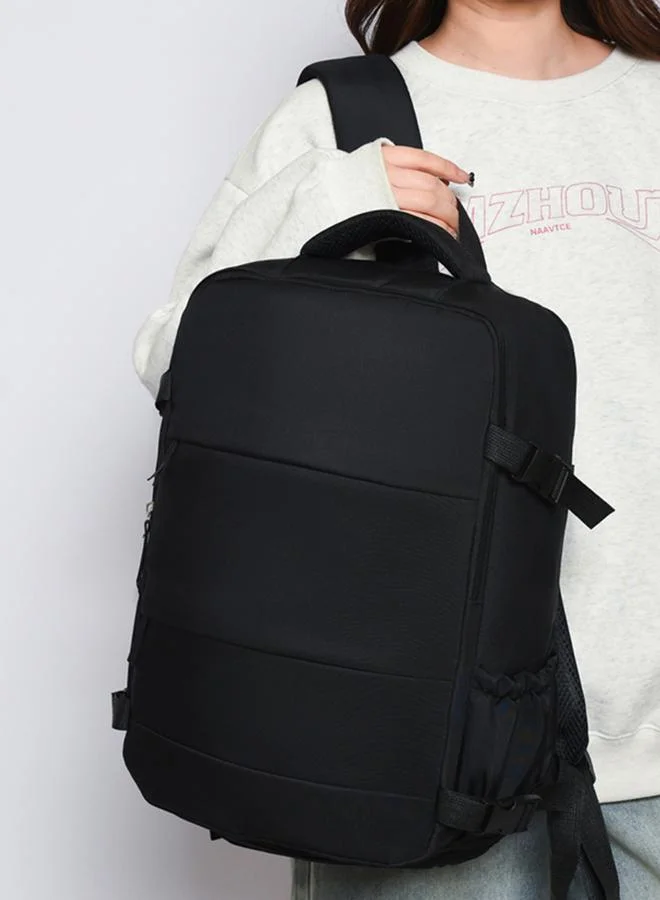 Take Two solid Zip Closure Backpack