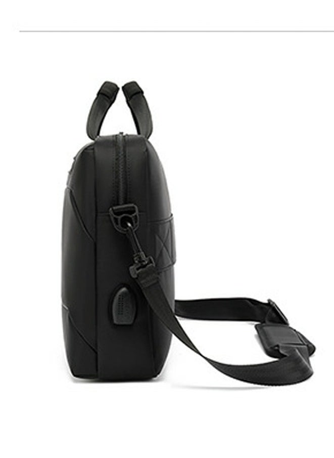 CoolBELL Large Capacity Laptop Bag Multi-Functional Briefcase Black  - Image 3