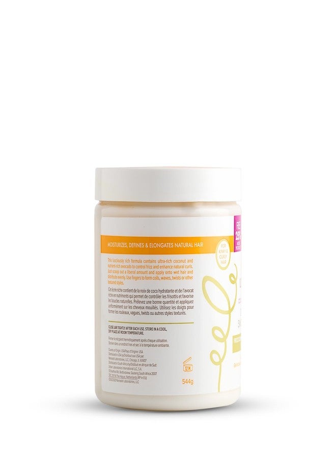 Curls Unleashed Coconut and Avocado Curl Smoothie 16 oz (Pack of 1) - Image 3
