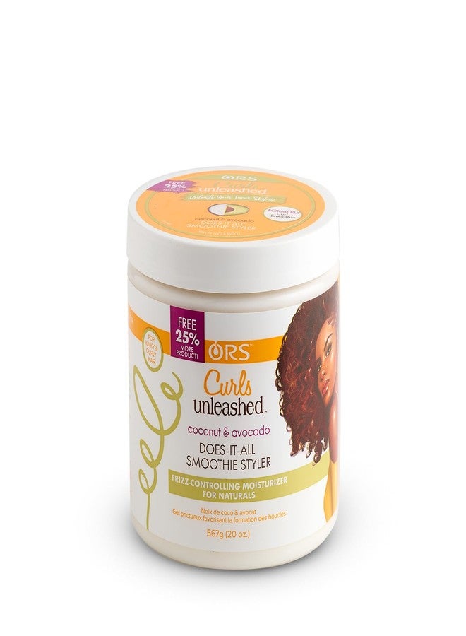 Curls Unleashed Coconut and Avocado Curl Smoothie 16 oz (Pack of 1) - Image 5