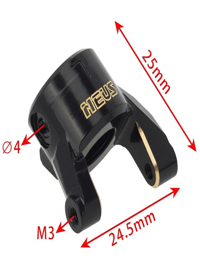 MEUS RACING حوامل محاور العجلات النحاسية MEUS Racing SCX10 Pro C-Hub L/R لسيارة Axial SCX10 PRO 4X4 KIT AXI03028 1/10 RC Crawler Upgrades Parts - Image 2