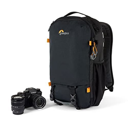 Lowepro Trekker Lite BP 150, Camera Backpack with Removable Insert, with Accessory Strap System, Camera Bag for Mirrorless, Compatible with Sony Alpha 6000, Black - Image 1