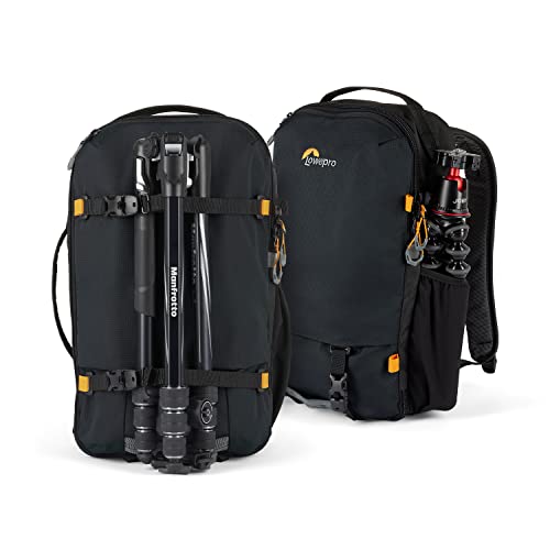 Lowepro Trekker Lite BP 150, Camera Backpack with Removable Insert, with Accessory Strap System, Camera Bag for Mirrorless, Compatible with Sony Alpha 6000, Black - Image 5