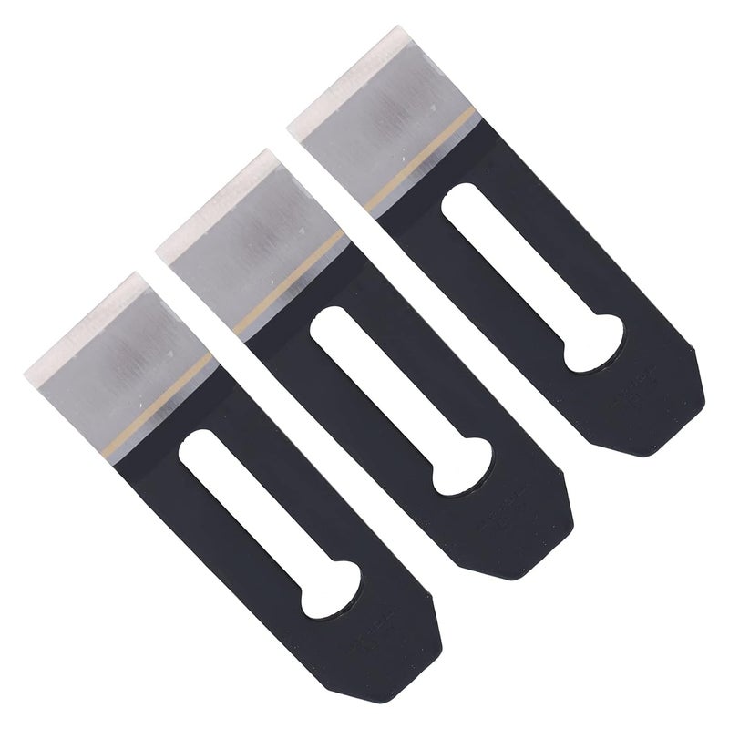 aqxreight 3Pcs Planer 38mm Heat Wearable Easy Use Cutter for Woodworking Curling Work Ov Planer BladeCutter BladePlaner Setting ToolCutter 38mmCutter HolderWoodworking Tools - Image 1