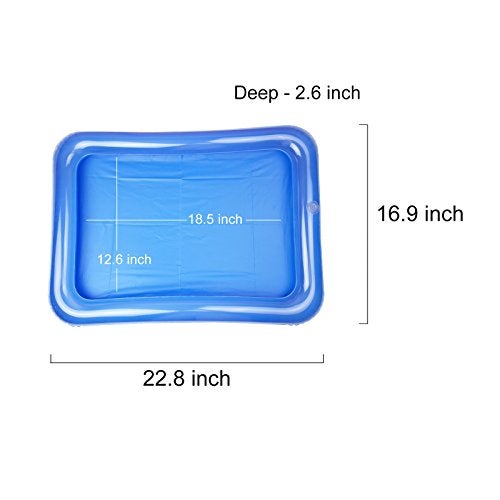 Etistta 4-Pack Inflatable Ice Serving Bar Coolers for Parties, Salad BBQ Picnic Ice Food Drinks Buffet Server Tray for Indoor Outdoor Party - Image 2