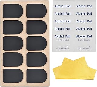 Rockhouse Rockhouse Clarinet Pads Mouthpiece Patches 0.5mm Black Silicone Teeth Cushions Sticker Cover for Tenor Alto Accessory,  - Image 1