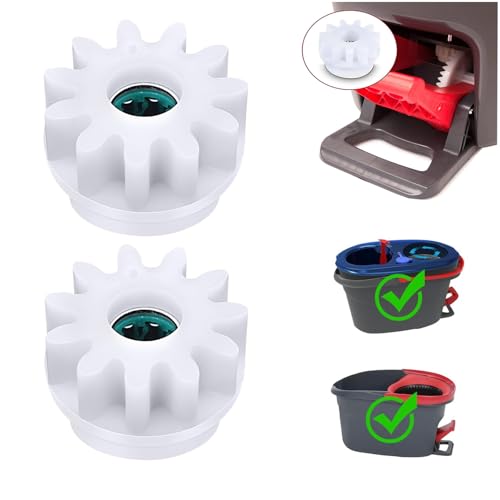 YWSHF YWSH 2 Pack Spin Mop Bucket Gear Easy Mop Pedal Broom Bearing Gears Repair Compatible with Ocedar Vilida, One Way Clutch Bearing Bucket Gear Sprockets for Spin Mop Buckets - Image 1